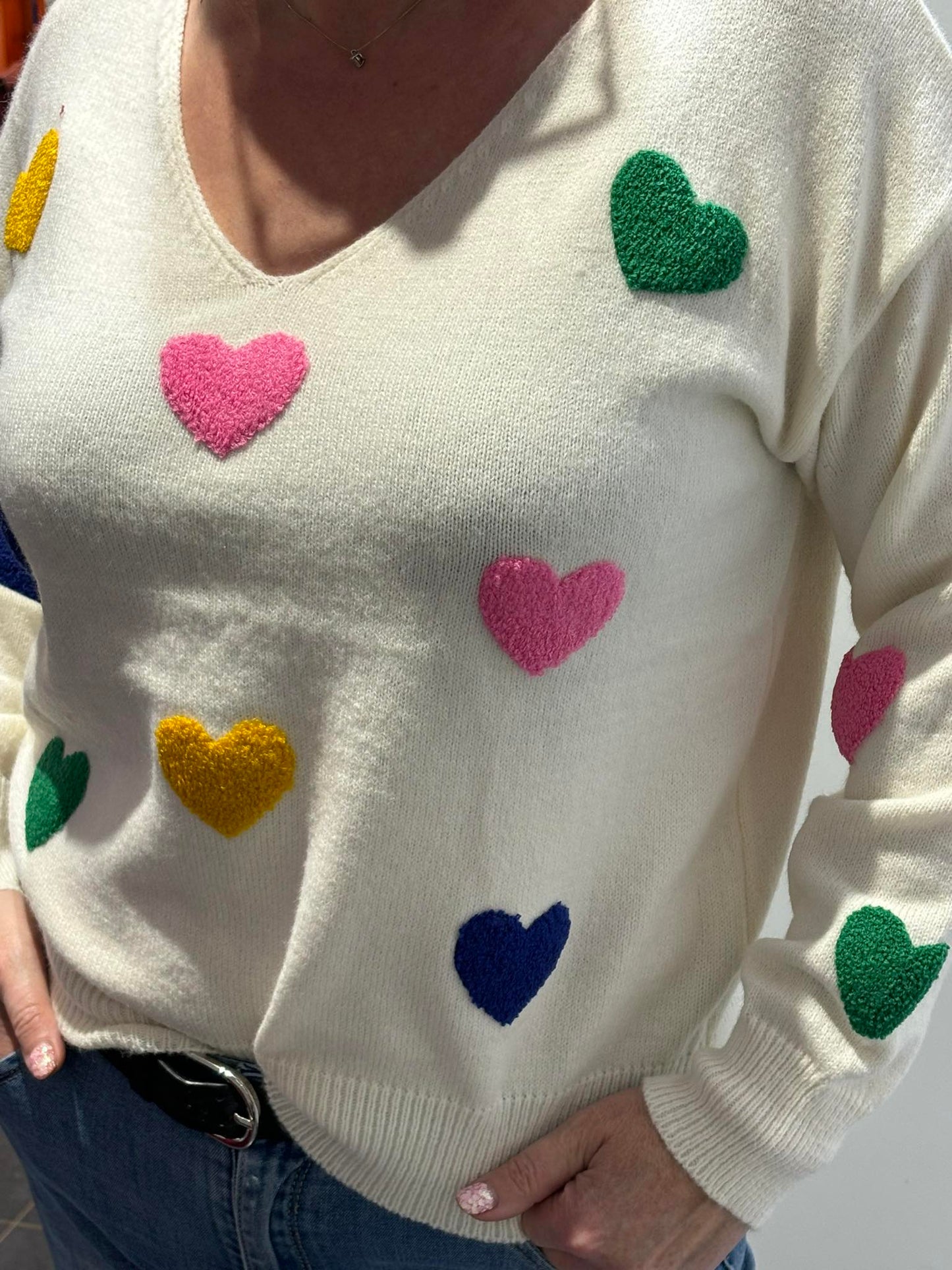 Pull petits coeurs