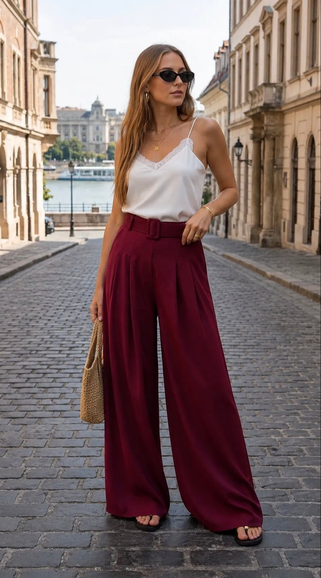 Pantalon Palazzo